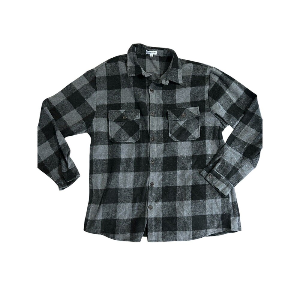 Cromoncent Men's‎ Flannel Shirt Sz L